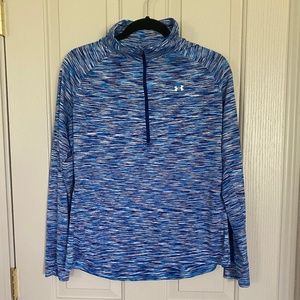 Under Armour Blue Half Zip Sz XL